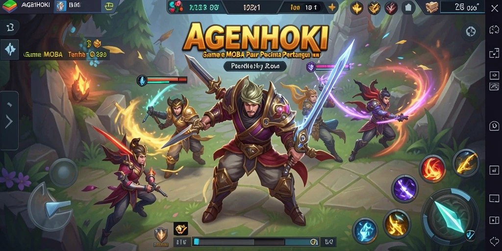 Gameplay seru AGENHOKI dalam pertempuran tim