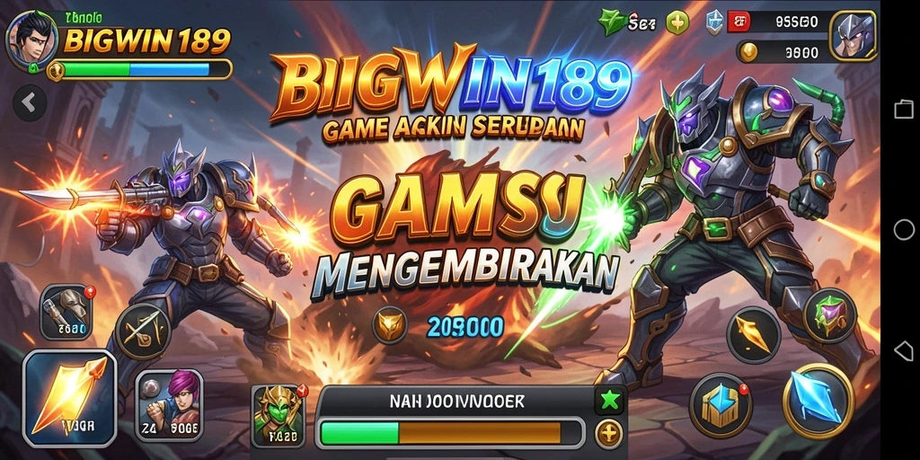Tampilan menakjubkan dari gameplay intens di BIGWIN189.