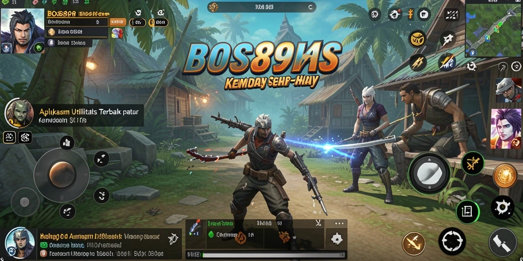 Screenshot aplikasi BOS898 yang menunjukkan fitur utilitas yang intuitif.
