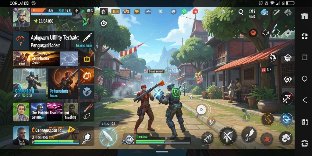 Screenshot CORLA188 menampilkan antarmuka aplikasi Utility yang intuitif dan modern.