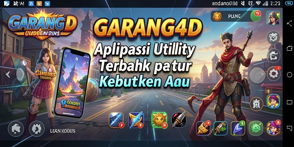 Tampilan aplikasi GARANG4D yang modern dan intuitif.