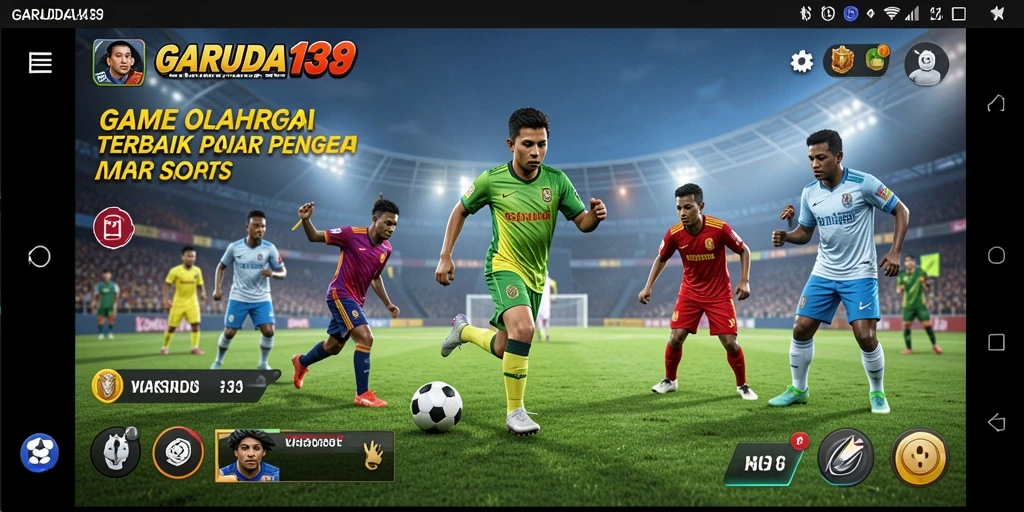 Screenshot GARUDA138 yang menunjukkan aksi seru dalam permainan olahraga.