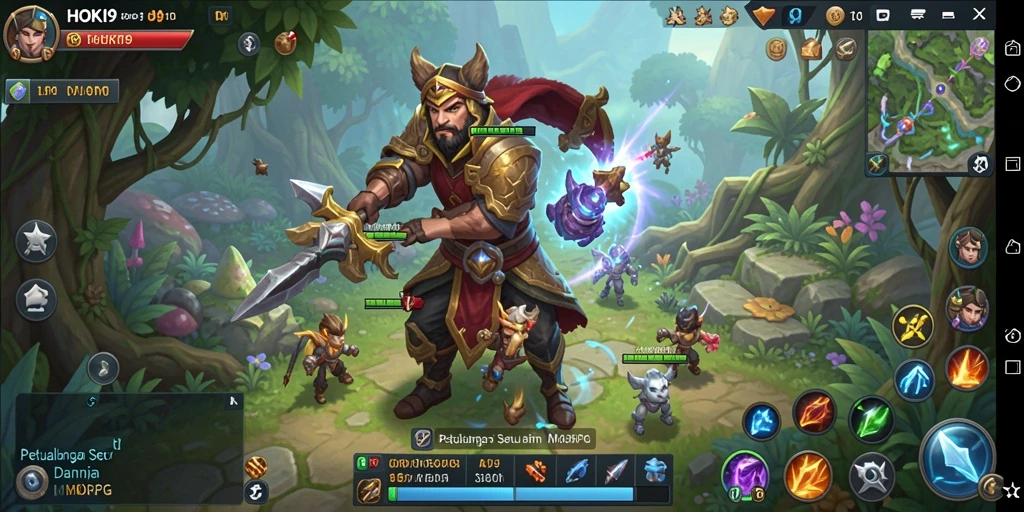 Tampilan gameplay HOKI9 yang menampilkan petualangan epik.