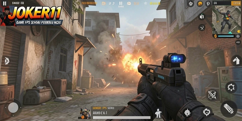 Tangkapan layar gameplay JOKER11 dengan aksi tempur mendebarkan yang intens.