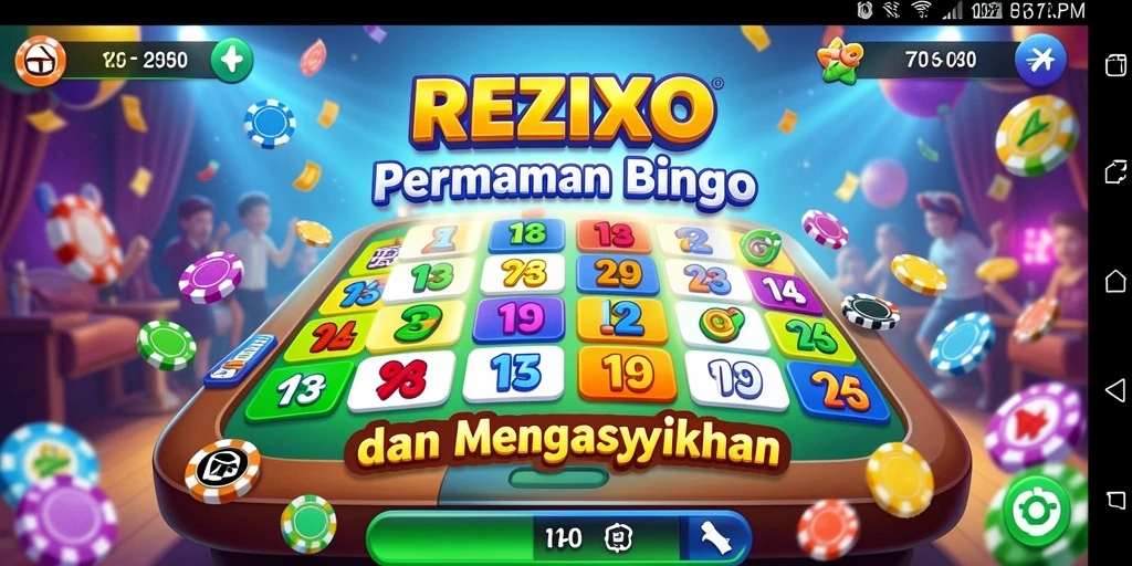 Tampilan gameplay seru dari permainan Bingo di REZIXO.