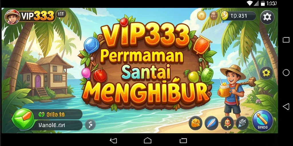 Tampilan gameplay <strong>VIP333</strong> yang ceria dan menghibur.