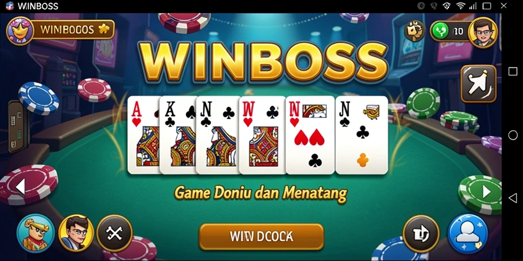 Gameplay seru dalam WINBOSS yang memukau pemain domino.